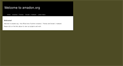 Desktop Screenshot of amadon.org